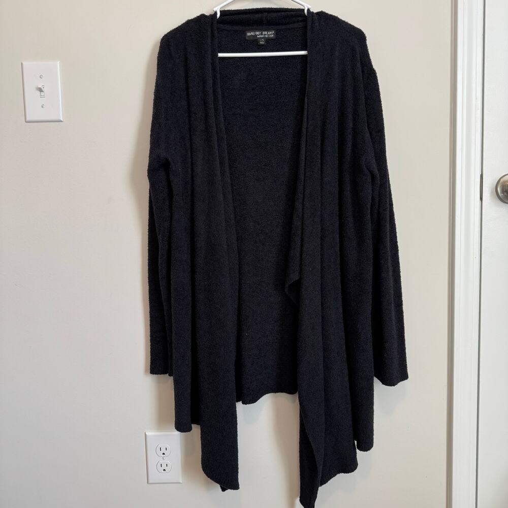BAREFOOT DREAMS Bamboo Chic Lite Calypso Wrap Cardigan Sweater size L/XL